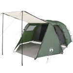 vidaXL Cort de camping tunel pentru 4 persoane, verde, impermeabil vidaXL Cort de camping tunel pentru 4 persoane, verde, impermeabil
