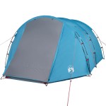 vidaXL Cort de camping tunel pentru 4 persoane, albastru, impermeabil vidaXL Cort de camping tunel pentru 4 persoane, albastru, impermeabil