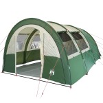 vidaXL Cort de camping tunel pentru 4 persoane, verde, impermeabil vidaXL Cort de camping tunel pentru 4 persoane, verde, impermeabil