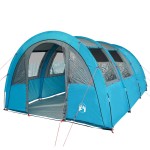 vidaXL Cort de camping tunel pentru 4 persoane, albastru, impermeabil vidaXL Cort de camping tunel pentru 4 persoane, albastru, impermeabil