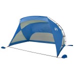 vidaXL Cort de plajă albastru azur, 274x178x170/148 cm, poliester 185T