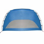 vidaXL Cort de plajă albastru azur, 274x178x170/148 cm, poliester 185T
