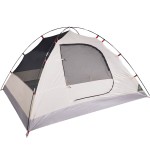 vidaXL Cort de camping cupolă 6 persoane, verde, impermeabil