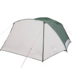 vidaXL Cort de camping cu verandă 4 persoane, verde, impermeabil vidaXL Cort de camping cu verandă 4 persoane, verde, impermeabil