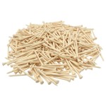 vidaXL Teuri de golf, 1000 buc., 83 mm, bambus vidaXL Teuri de golf, 1000 buc., 83 mm, bambus