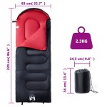 vidaXL Sac de dormit pentru adulți de camping, 3-4 anotimpuri