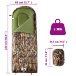 vidaXL Sac de dormit pentru adulți de camping, 3-4 anotimpuri vidaXL Sac de dormit pentru adulți de camping, 3-4 anotimpuri
