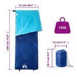 vidaXL Sac de dormit pentru adulți de camping, 3 anotimpuri vidaXL Sac de dormit pentru adulți de camping, 3 anotimpuri