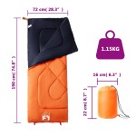 vidaXL Sac de dormit pentru adulți de camping, 3 anotimpuri vidaXL Sac de dormit pentru adulți de camping, 3 anotimpuri