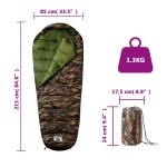 vidaXL Sac de dormit tip mumie pentru adulți de camping, 3 anotimpuri vidaXL Sac de dormit tip mumie pentru adulți de camping, 3 anotimpuri