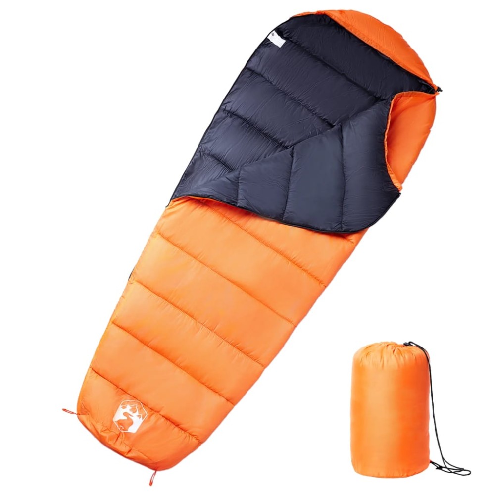 vidaXL Sac de dormit tip mumie pentru adulți de camping, 3 anotimpuri
