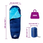 vidaXL Sac de dormit tip mumie pentru adulți de camping, 3 anotimpuri vidaXL Sac de dormit tip mumie pentru adulți de camping, 3 anotimpuri