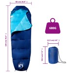 vidaXL Sac de dormit tip mumie pentru adulți de camping, 3 anotimpuri vidaXL Sac de dormit tip mumie pentru adulți de camping, 3 anotimpuri