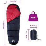 vidaXL Sac de dormit tip mumie pentru adulți de camping, 3 anotimpuri vidaXL Sac de dormit tip mumie pentru adulți de camping, 3 anotimpuri