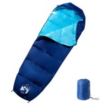 vidaXL Sac de dormit tip mumie pentru adulți de camping, 3 anotimpuri vidaXL Sac de dormit tip mumie pentru adulți de camping, 3 anotimpuri