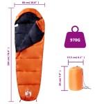 vidaXL Sac de dormit tip mumie pentru adulți de camping, 3 anotimpuri vidaXL Sac de dormit tip mumie pentru adulți de camping, 3 anotimpuri