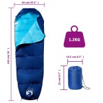 vidaXL Sac de dormit tip mumie pentru adulți de camping, 3 anotimpuri vidaXL Sac de dormit tip mumie pentru adulți de camping, 3 anotimpuri