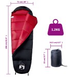 vidaXL Sac de dormit tip mumie pentru adulți de camping, 3 anotimpuri vidaXL Sac de dormit tip mumie pentru adulți de camping, 3 anotimpuri