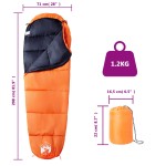 vidaXL Sac de dormit tip mumie pentru adulți de camping, 3 anotimpuri vidaXL Sac de dormit tip mumie pentru adulți de camping, 3 anotimpuri