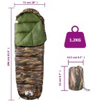 vidaXL Sac de dormit tip mumie pentru adulți de camping, 3 anotimpuri vidaXL Sac de dormit tip mumie pentru adulți de camping, 3 anotimpuri