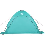 vidaXL Cort de plajă, verde marin, impermeabil
