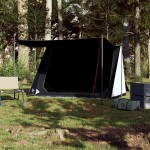 vidaXL Cort camping, 2 persoane, alb, țesătură opacă, impermeabil vidaXL Cort camping, 2 persoane, alb, țesătură opacă, impermeabil