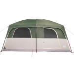 vidaXL Cort de familie pentru 8 persoane, verde, impermeabil vidaXL Cort de familie pentru 8 persoane, verde, impermeabil