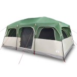 vidaXL Cort de familie pentru 10 persoane, verde, impermeabil vidaXL Cort de familie pentru 10 persoane, verde, impermeabil