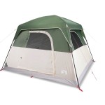 vidaXL Cabină cort de camping, 4 persoane, verde, impermeabil vidaXL Cabină cort de camping, 4 persoane, verde, impermeabil