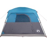 vidaXL Cabină cort de camping, 4 persoane, albastru, impermeabil vidaXL Cabină cort de camping, 4 persoane, albastru, impermeabil