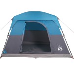 vidaXL Cabină cort de camping, 4 persoane, albastru, impermeabil vidaXL Cabină cort de camping, 4 persoane, albastru, impermeabil