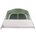 vidaXL Cort de familie pentru 6 persoane, verde, impermeabil vidaXL Cort de familie pentru 6 persoane, verde, impermeabil
