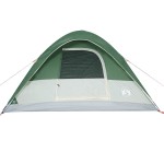 vidaXL Cort de camping cupolă pentru 6 persoane, verde, impermeabil