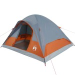 vidaXL Cort de familie cupolă 6 persoane, portocaliu, impermeabil vidaXL Cort de familie cupolă 6 persoane, portocaliu, impermeabil