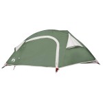 vidaXL Cort de camping cupolă pentru 1 persoană, verde, impermeabil