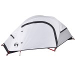 vidaXL Cort camping cupolă 1 persoană alb, țesătură opacă, impermeabil