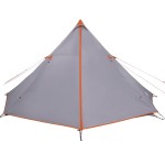 vidaXL Cort de familie Tipi pentru 8 persoane gri impermeabil vidaXL Cort de familie Tipi pentru 8 persoane gri impermeabil