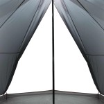 vidaXL Cort de familie Tipi pentru 8 persoane gri impermeabil vidaXL Cort de familie Tipi pentru 8 persoane gri impermeabil