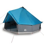 vidaXL Cort de familie Tipi pentru 8 persoane, albastru, impermeabil vidaXL Cort de familie Tipi pentru 8 persoane, albastru, impermeabil