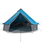 vidaXL Cort de familie Tipi pentru 8 persoane, albastru, impermeabil vidaXL Cort de familie Tipi pentru 8 persoane, albastru, impermeabil