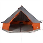 vidaXL Cort de familie Tipi pentru 8 persoane gri impermeabil vidaXL Cort de familie Tipi pentru 8 persoane gri impermeabil