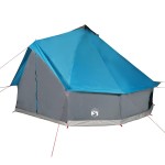 vidaXL Cort de familie Tipi pentru 12 persoane, albastru, impermeabil vidaXL Cort de familie Tipi pentru 12 persoane, albastru, impermeabil