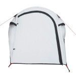 vidaXL Cort camping tunel 3 persoane, alb, țesătură opacă, impermeabil vidaXL Cort camping tunel 3 persoane, alb, țesătură opacă, impermeabil