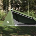 vidaXL Cort de camping tunel pentru 1 persoană, verde, impermeabil vidaXL Cort de camping tunel pentru 1 persoană, verde, impermeabil