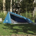 vidaXL Cort de camping tunel pentru 1 persoană, albastru, impermeabil vidaXL Cort de camping tunel pentru 1 persoană, albastru, impermeabil