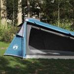vidaXL Cort de camping tunel pentru 2 persoane, albastru, impermeabil vidaXL Cort de camping tunel pentru 2 persoane, albastru, impermeabil