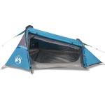 vidaXL Cort de camping tunel pentru 2 persoane, albastru, impermeabil vidaXL Cort de camping tunel pentru 2 persoane, albastru, impermeabil