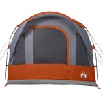 vidaXL Cort de camping tunel 3 persoane, gri/portocaliu, impermeabil vidaXL Cort de camping tunel 3 persoane, gri/portocaliu, impermeabil