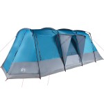 vidaXL Cort de camping tunel pentru 4 persoane, albastru, impermeabil vidaXL Cort de camping tunel pentru 4 persoane, albastru, impermeabil