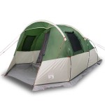 vidaXL Cort de camping tunel pentru 4 persoane, verde, impermeabil vidaXL Cort de camping tunel pentru 4 persoane, verde, impermeabil